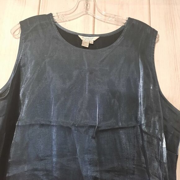 Conrad's Tank Top Sleeveless Blouse Elegant Party Top Ladies - Picture 3 of 5